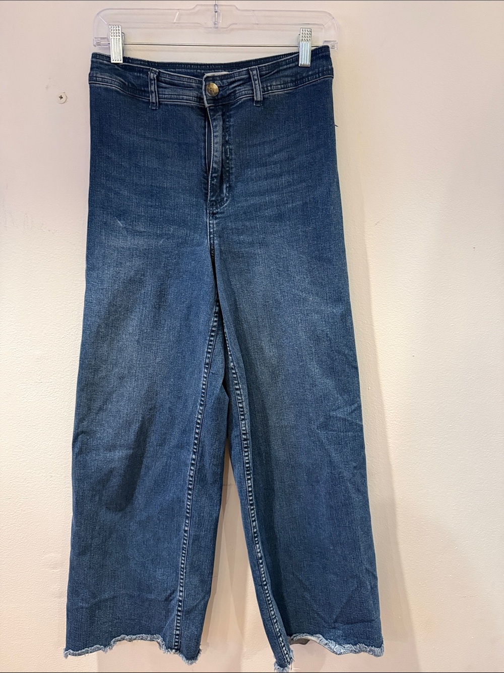 Billabong High-Waist Wide Leg crop Women's Jeans - Dark Blue